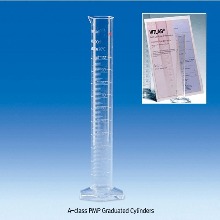플라스틱 메스실린더(Vitlab,PMP(TPX)/외산) - A급 품질보증서 포함